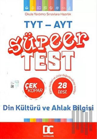 TYT AYT Din Kültürü ve Ahlak Bilgisi Süper Test Çek Kopar