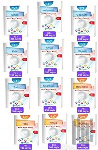 TYT AYT Sayısal Soru Bankası Seti 12 Kitap