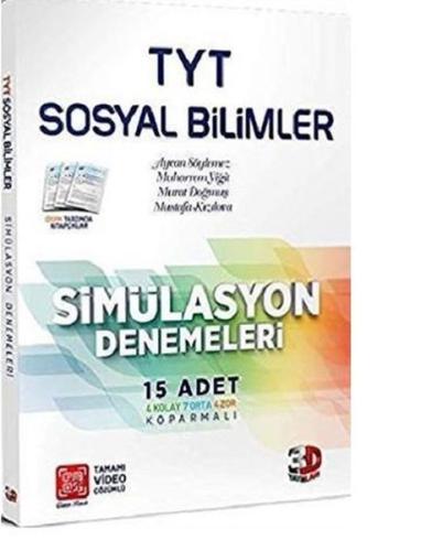 TYT Simülasyon Sosyal Bilimler Denemeleri | Kitap Ambarı
