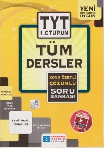 TYT Tüm Dersler Konu Özetli Çözümlü Soru Bankası 1.Oturum