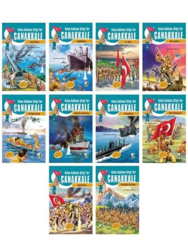 Vatan Kalbinin Attığı Yer Çanakkale - 10 Kitap Takım | Kitap Ambarı