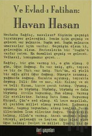 Ve Evlad-ı Fatihan: Havan Hasan