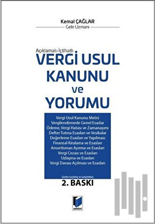Vergi Usul Kanunu ve Yorumu (Ciltli)