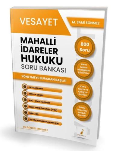 Vesayet Mahalli İdareler Hukuku Soru Bankası