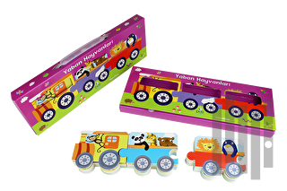 Yabani Hayvanlar: Tren - Kitap (3 Kitap - 7'şer Sayfa)