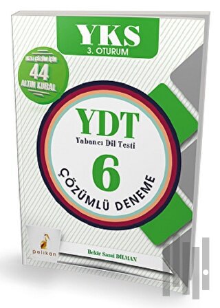 YDT Yabancı Dil Testi 6 Çözümlü Deneme
