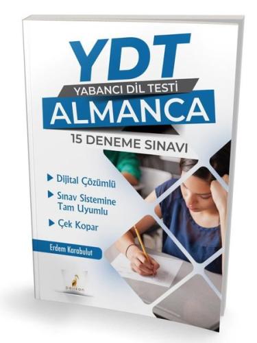 YDT Almanca 15 Deneme Çözümlü Pelikan Yayınları | Kitap Ambarı