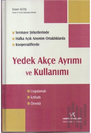 Yedek Akçe Ayrımı ve Kullanımı (Ciltli)