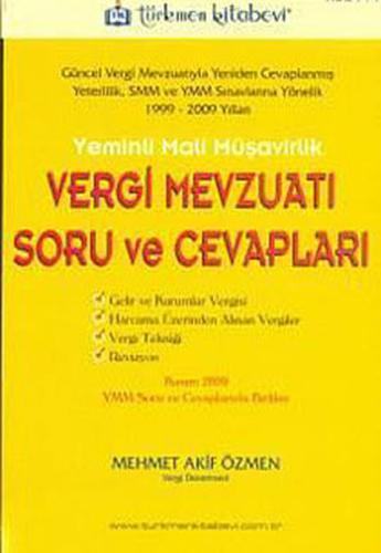 Yeminli Mali Müşavirlik Vergi Mevzuatı Soru ve Cevapları