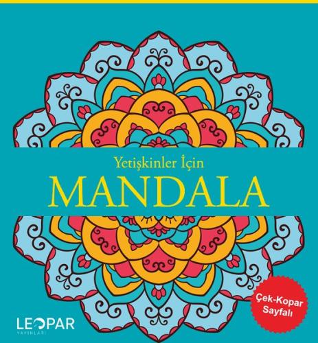 Yetişkinler İçin Mandala - Mavi