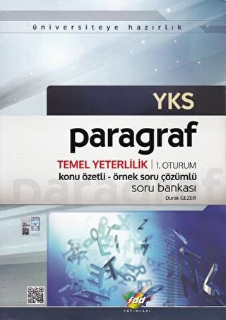 YKS TYT Paragraf Soru Bankası Konu Özetli Örnek Çözümlü